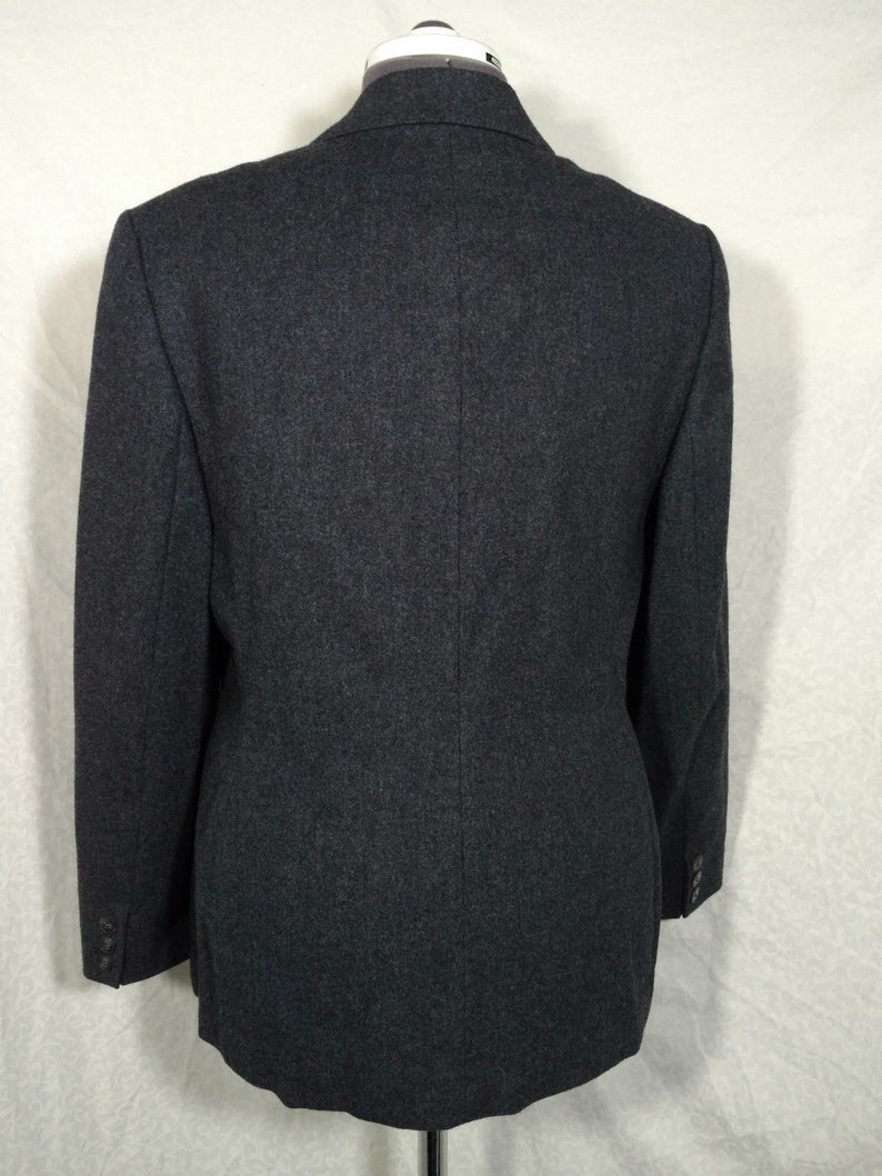 Womens Suit Coat Jacket Blazer Pendleton 100/% Wool Made in USA Dark Gray