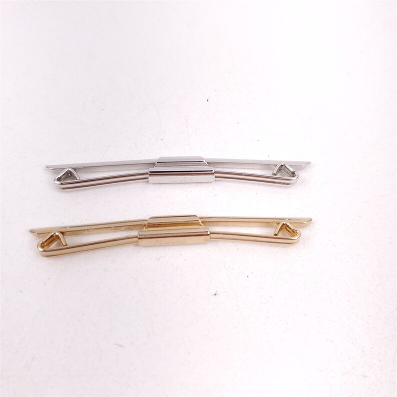 6 Vintage Swank Tie Clip Bar Tie Tack Pin Lot Gold /& Silver Tone