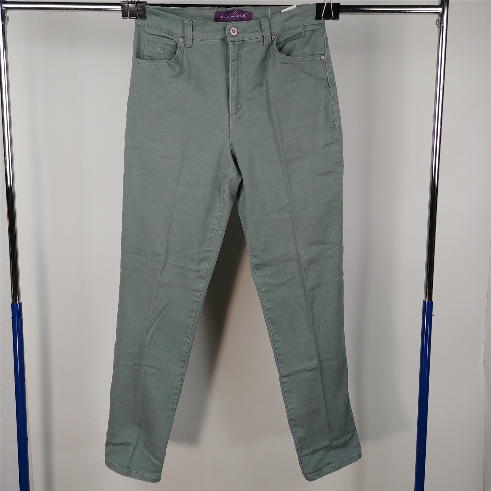 Gloria Vanderbilt Green Gray Jeans Denim Womens Size 10 | Etsy