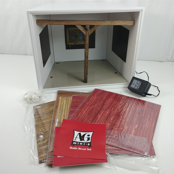 American Girl Ag Minis Illuma Room Stable Decor Set Not Used Etsy