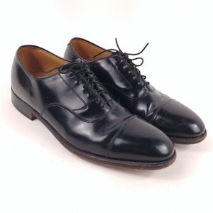 Johnston & Murphy Optima Black Cap Toe Lace up Oxfords Mens - Etsy