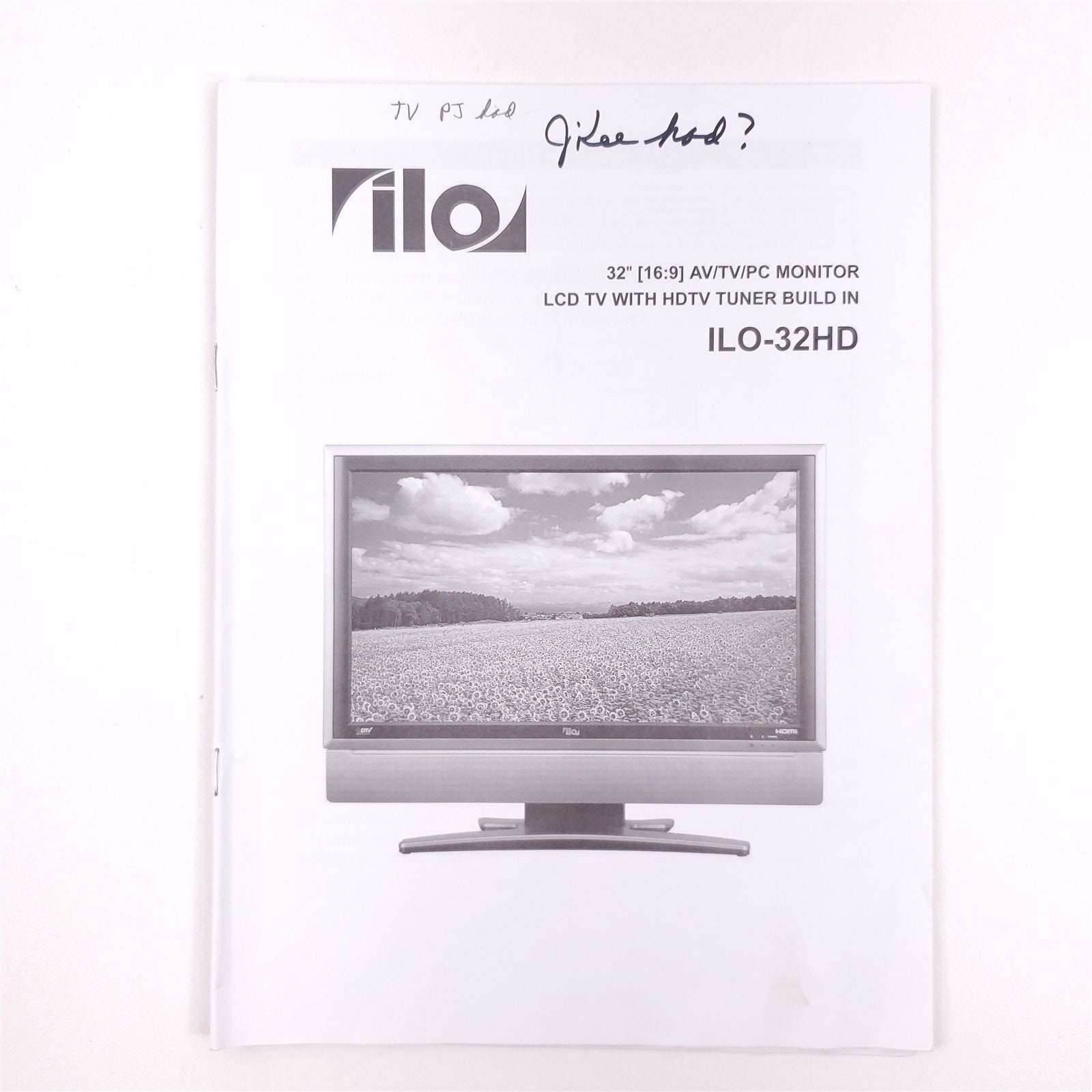 Ilo 32 av/tv/pc Monitor lcd tv w/ hdtv Tuner Build In | Etsy