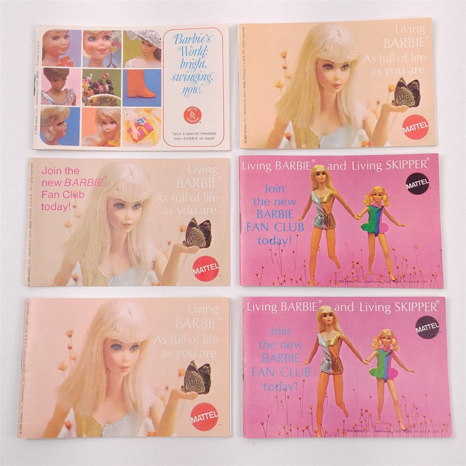6 Vintage Mattel 1968-1970 Barbies | Etsy