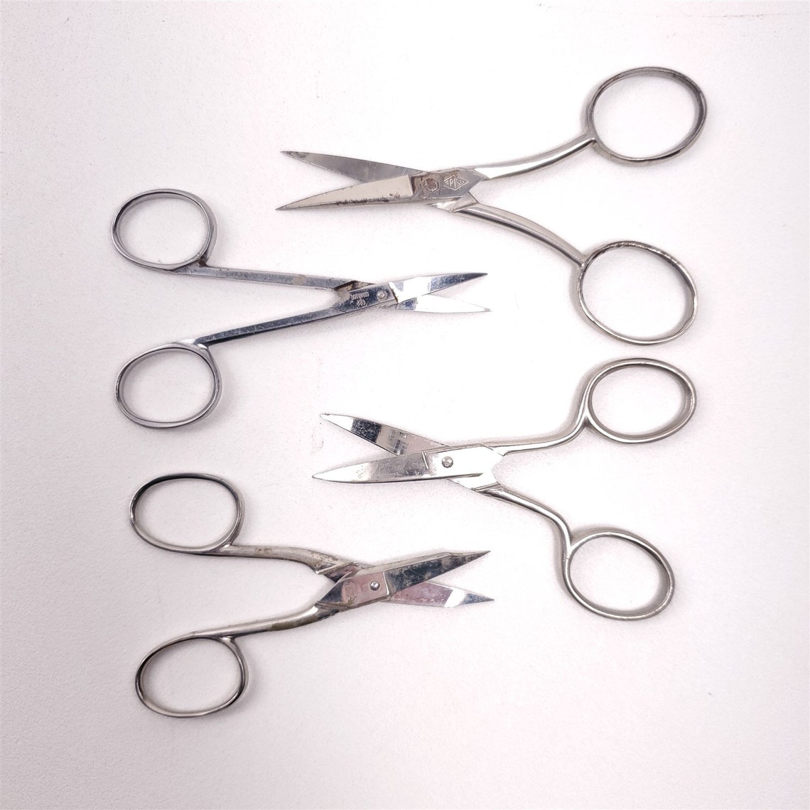 4 Vintage German Sewing Scissors JA Henckels Hoffritz Solingen Etsy