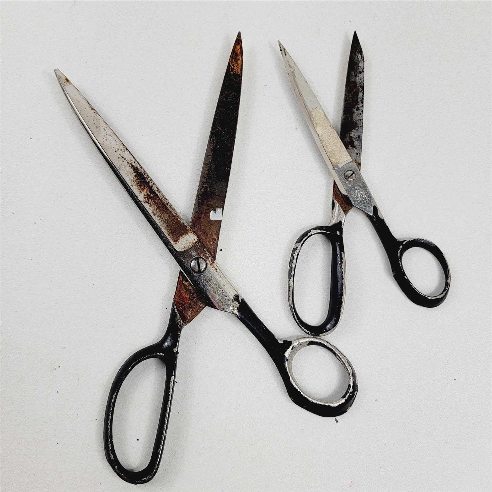 8 Vintage Scissors Shears Lot Kleencut Kingslead Boye Clauss