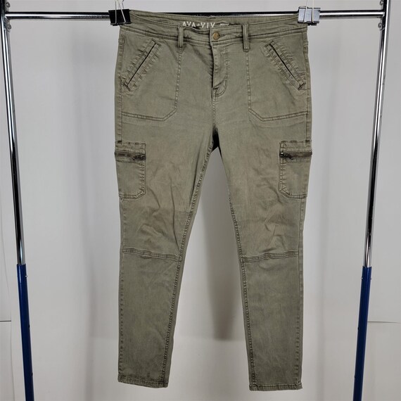 Ava \u0026 Viv Green Skinny Jeans With 