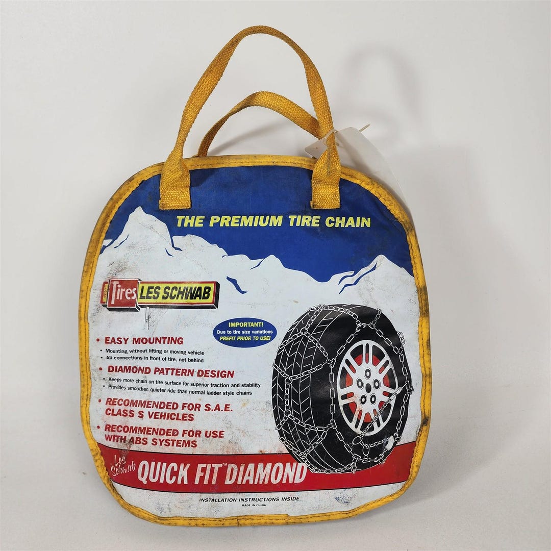 Les Schwab LS 1555 Diamond Quick Fit Snow Tire Chains Laclede Alpine