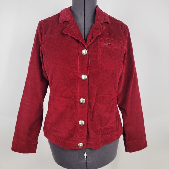 Vintage AMI Red Corduroy 90s Casual 