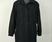 Mackintosh New England Rain Wind Breaker Black Coat Jacket Size M