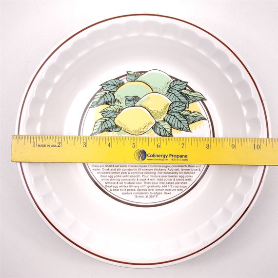Vintage Sunnycraft Sunstone Colletor Pie Plate Lemon Merinque pie Vintage Sunnycraft Sunstone Colletor Pie Plate Lemon Merinque pie