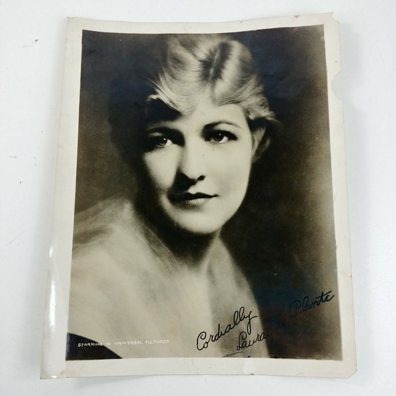 Laura La Plante Silent Film Female Actress Vintage Photo Universal Pictures
