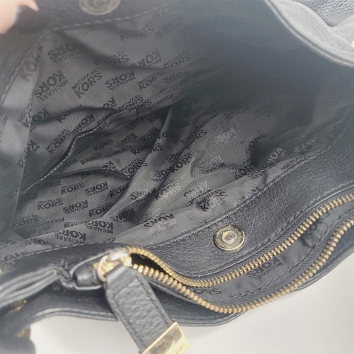 Michael Kors shops Soft Black Leather Hobo Handbag Shoulder Bag