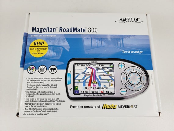 Magellan Roadmate 800 GPS Portable Navigation Unit - Etsy