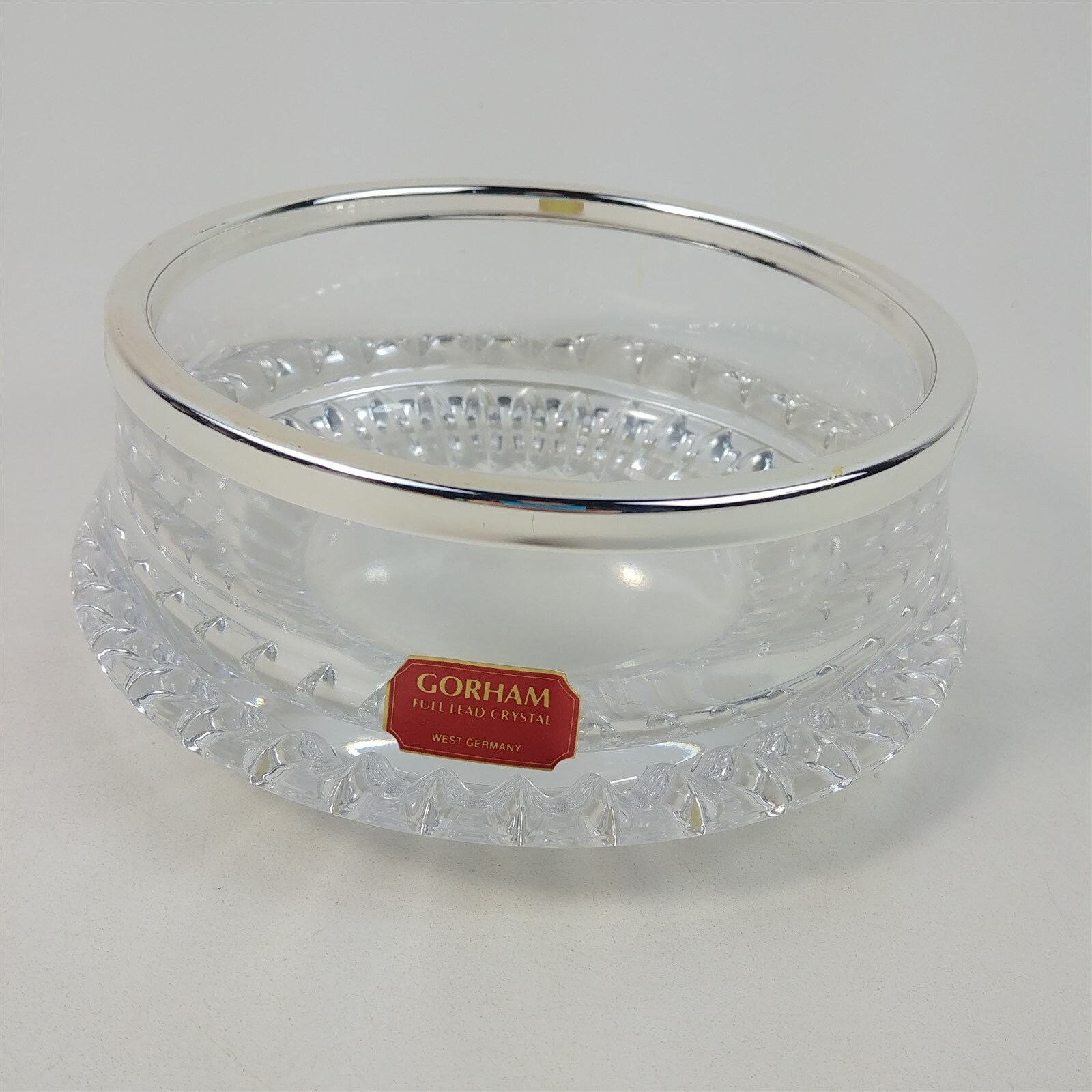 Gorham Full Lead Crystal Bowl Vintage Dish West Germany 5 Etsy