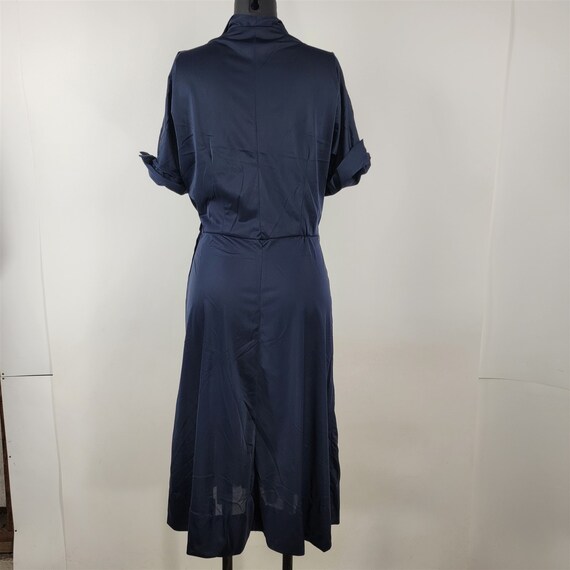 Vintage 1950s Kerrybrooke Navy Blue Nylon Uniform… - image 6