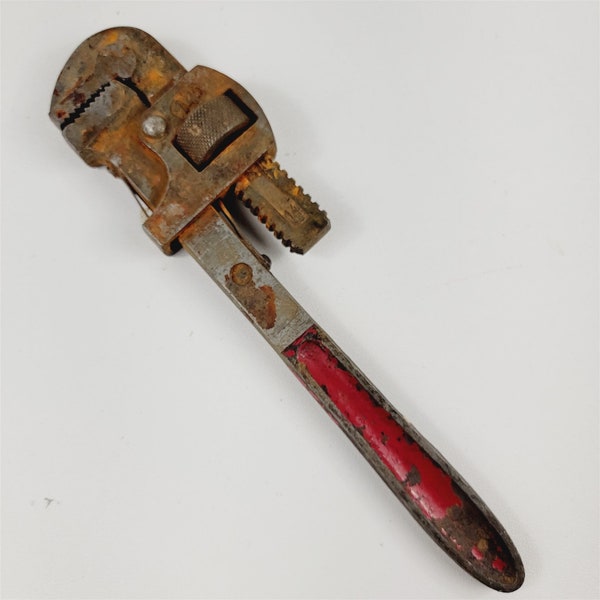Vintage Pipe Wrench Etsy