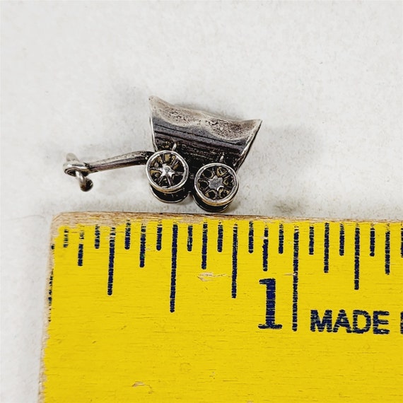 Vintage Sterling Silver Covered Wagon Wild West W… - image 7