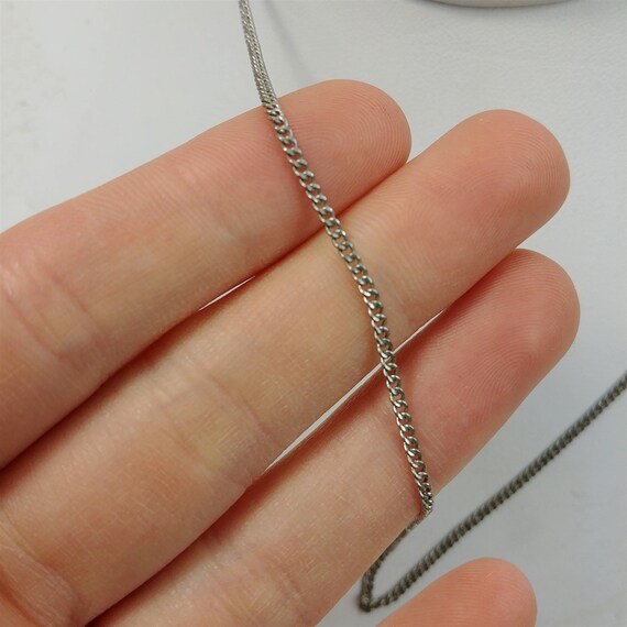 925 Sterling Silver 18" Chain Necklace Italy Mini… - image 2