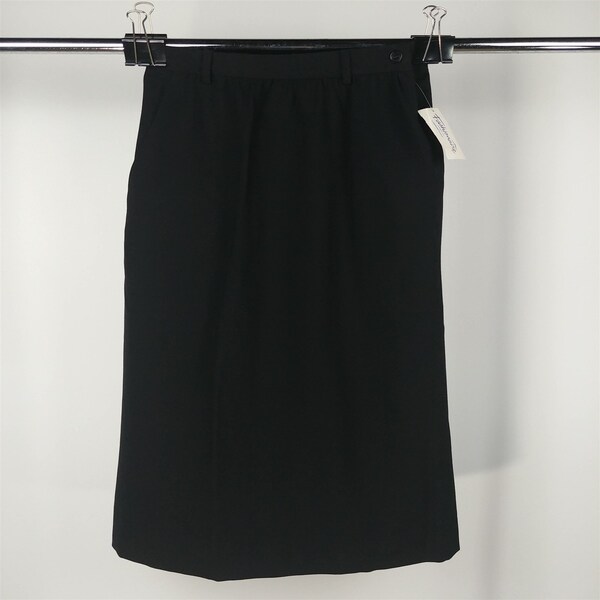 Fashionaire Black Pencil Skirt Womens Size 12 Tall NWT