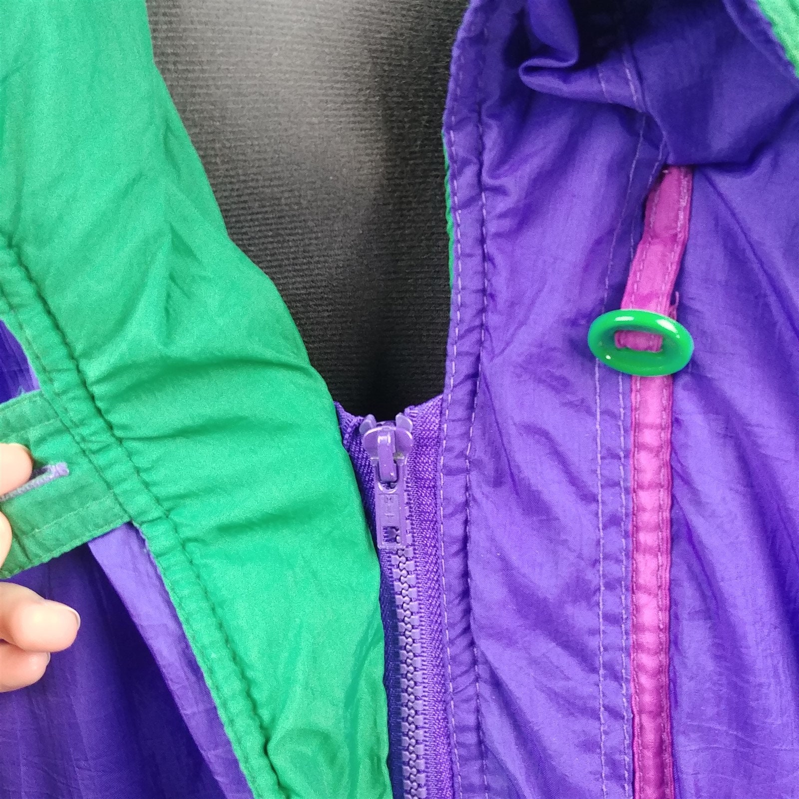 Gitano Outerwear Retro 1980s Ski Jacket Puffy Coat Purple Blue | Etsy