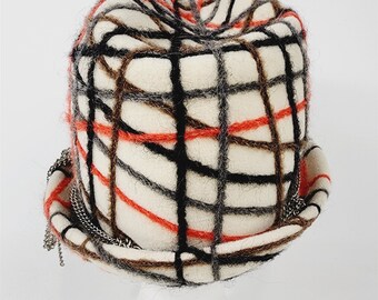 Vintage Yves Saint Laurent Wool Hat Fedora W/ Original Chain Vintage Yves Saint Laurent Wool Hat Fedora W/ Original Chain