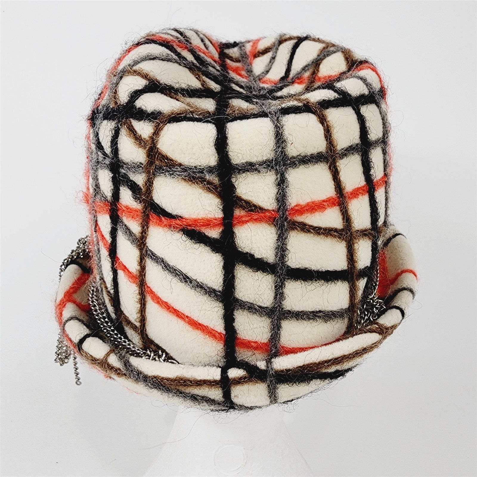 Vintage Yves Saint Laurent Wool Hat Fedora W/ Original Chain Vintage Yves Saint Laurent Wool Hat Fedora W/ Original Chain