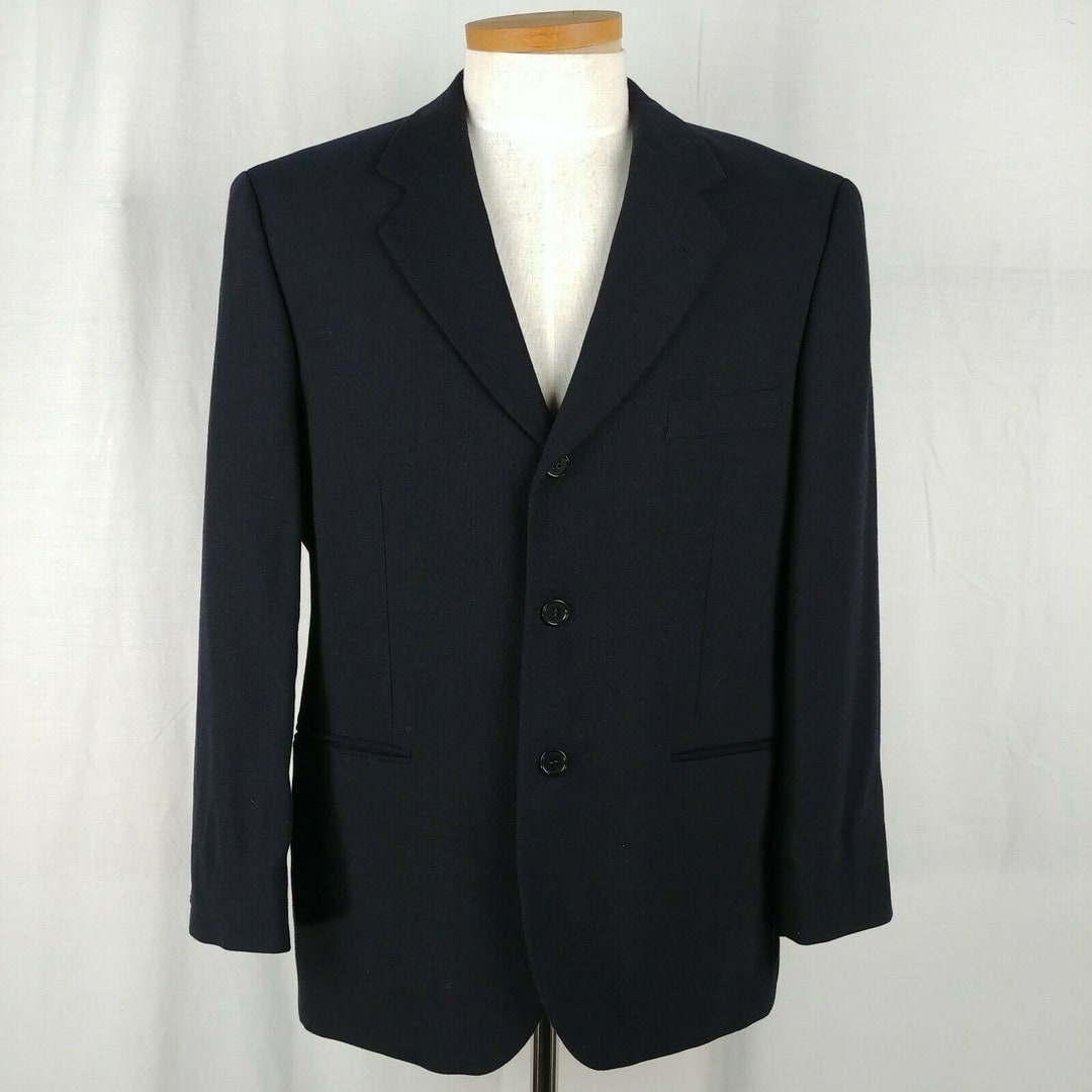 Marks & Spencer Mens Black Wool Suit Coat Sports Jacket Blazer - Etsy