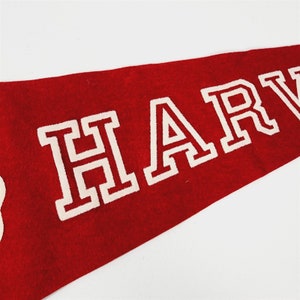 Vintage Felt College Pennant Harvard Collegiate Ames 28 1/2