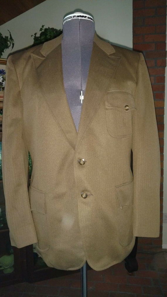 Forest Green Mens Blazer Suit Jacket H Bar C Ranch