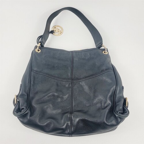 Michael Kors shops Soft Black Leather Hobo Handbag Shoulder Bag
