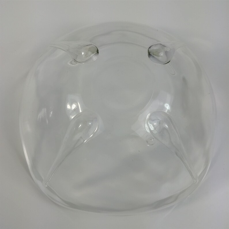 Glass Serving Bowls 6.5 Square 23 Deep Clear Etsy