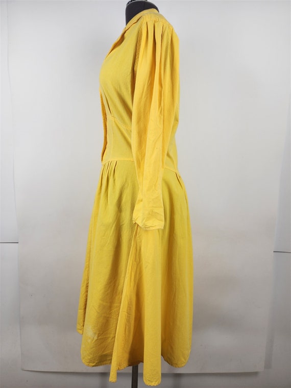 Vintage 1980s Pea Patch New York Yellow Long Slee… - image 10