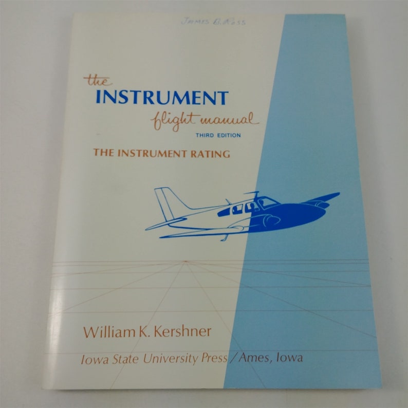 The Instrument Flight Manual the Instrument Rating by William Etsy