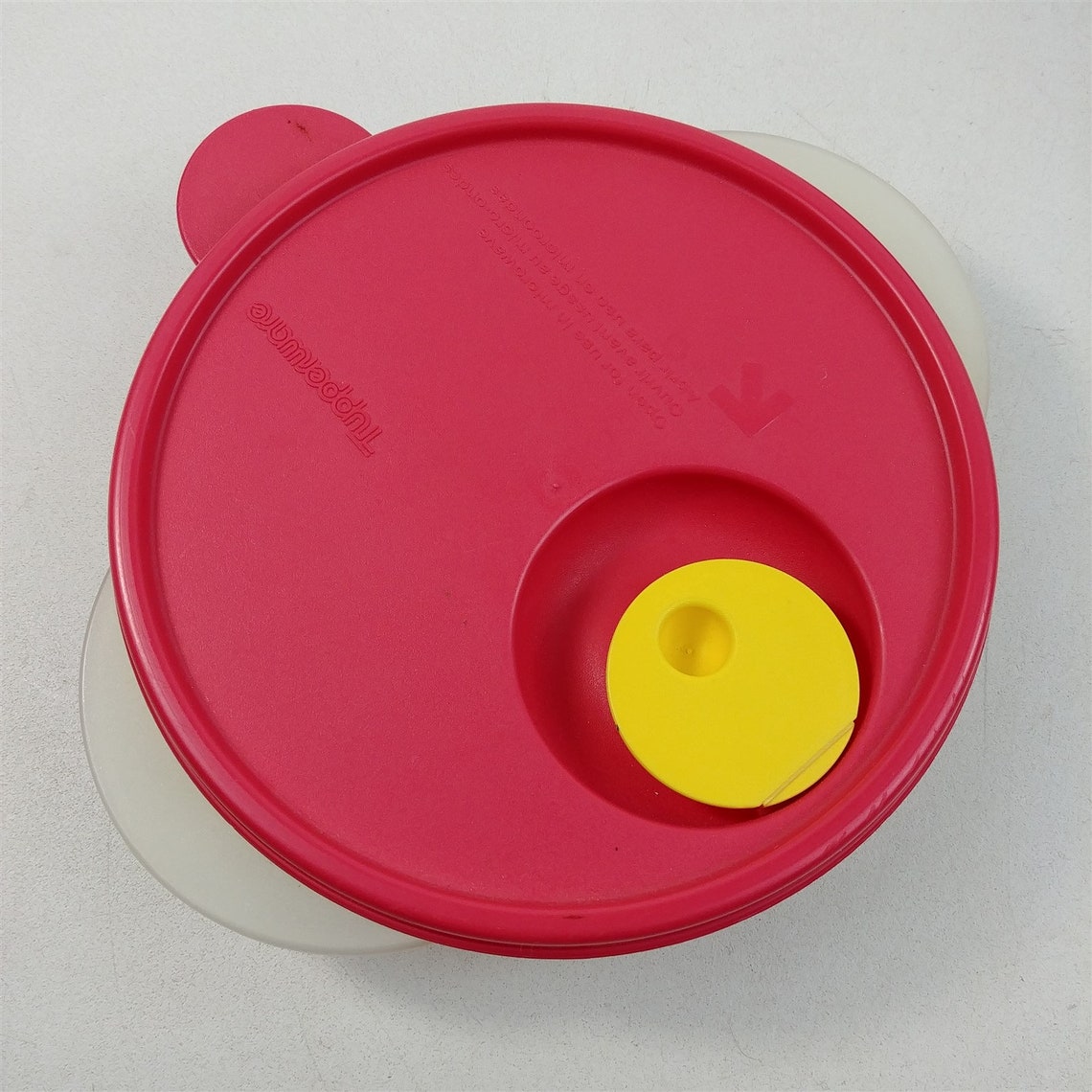 Tupperware Crystalwave Round Microwave Reheatable Container Etsy