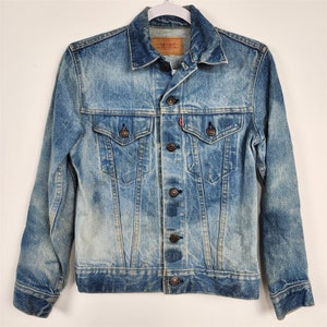 Vintage Levis Denim Jean Jacket Trucker Boys Size 16