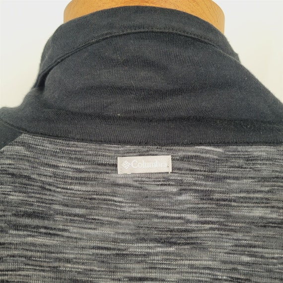 Columbia Sportswear Black & Gray Full Zip Sweatsh… - image 4