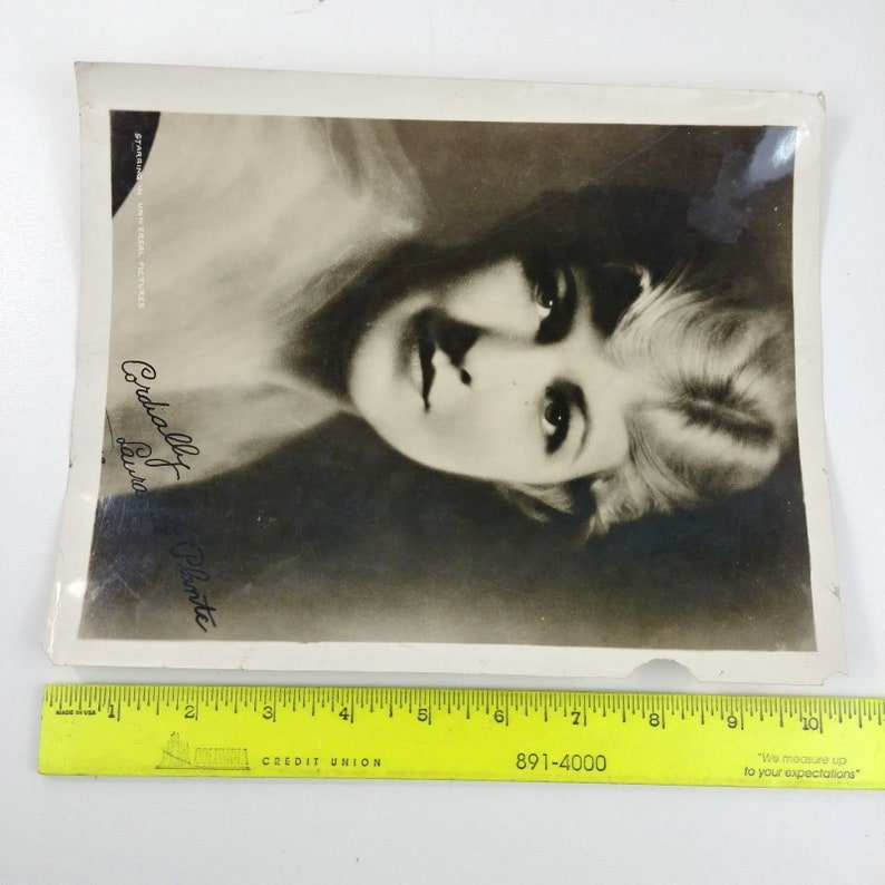 Laura La Plante Silent Film Female Actress Vintage Photo Universal Pictures