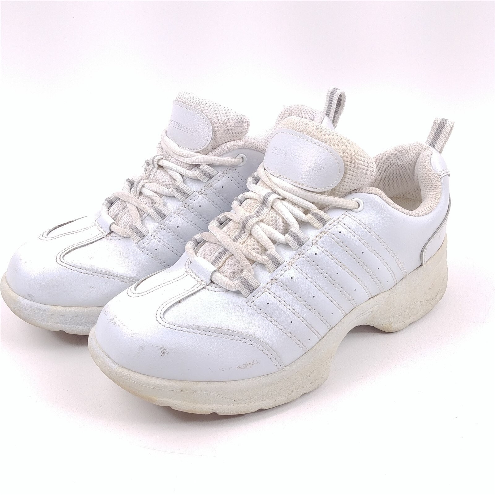 Cross Trekkers White Basketball Athletic Shoe Lace Up Sz 6.5W | Etsy