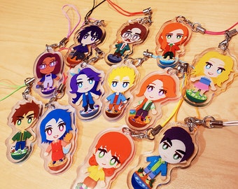 Stardew Valley Bachelors and Bachelorettes Acrylic Charms