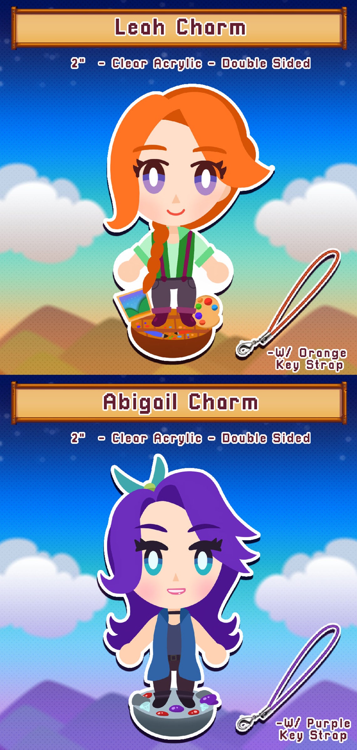 Stardew Valley Bachelors and Bachelorettes Acrylic Charms Etsy Australia