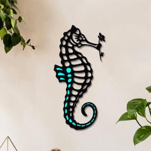Seahorse Wall Art, Wall Hangings, Entryway, Housewarming Gift, Nature, Wall Decor, Home Decor, Seahorse, Office Decor, Home Living