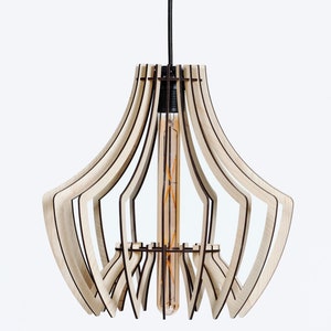 Luces geométricas hechas a mano / Lámpara elegante / Lámpara colgante / Lámpara colgante de madera, Ambiente hogareño acogedor / Regalos navideños, Regalos de Navidad