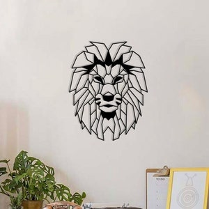 The King of he Jungle Wall Decor, Wall Hangings, Entryway, Wall Decor, Home Decor, Housewarming Gift, Powerful, Office Decor, Home Living