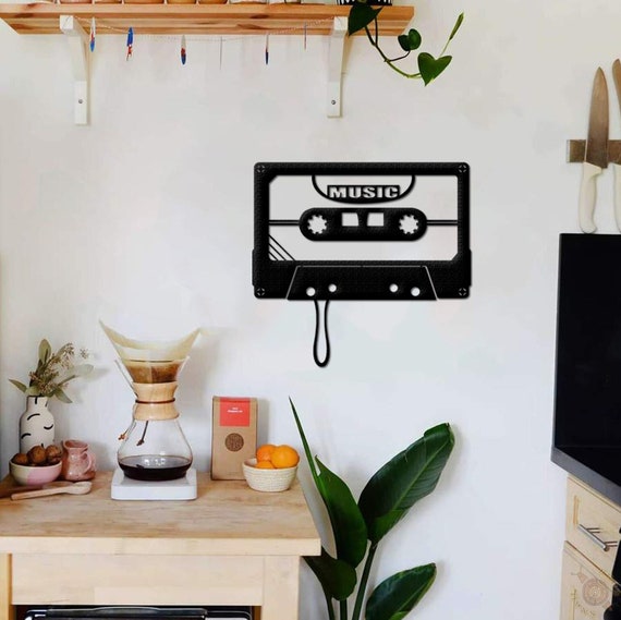 Music Cassette Wall Art Entryway Wall Hangings Housewarming Etsy