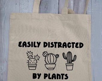 Bolsa de mano divertida, regalo para amantes de las plantas, regalo de cactus, regalo de cumpleaños para un jardinero, regalo de cumpleaños para el mejor amigo, regalo de Navidad
