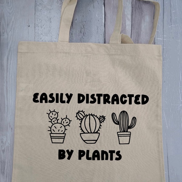 Funny tote bag, plant lovers gift, cactus gift, birthday gift for a gardener, best friend birthday gift, stocking stuffer, Christmas gift