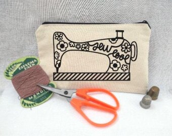 Personalized sewing case. Sew cool sewing storage case, birthday Gift for a friend, Christmas gift for mum, gift for a sewer,