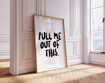 FRED AGAIN Delilah print, Fred Again Pull Me Out Of This, Delilah Fred Again, Adore u Fred Again, Song Lyric Print, Fred Again Print