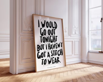 The Smiths 'This Charming Man' Song Lyric Print: Morrissey Art