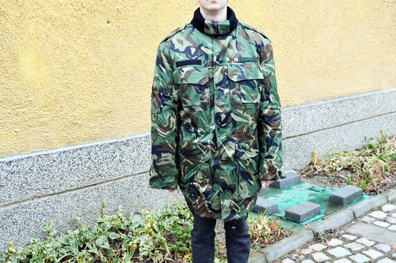 Vintage military jacket Army jacket Military coat